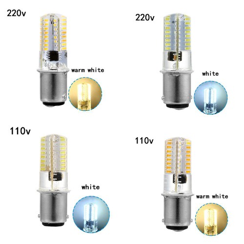 for Sewing Machine 3014 2.6W BA15D Crystal Lamp 110/120V LED Corn Bulbs - Picture 2 of 9