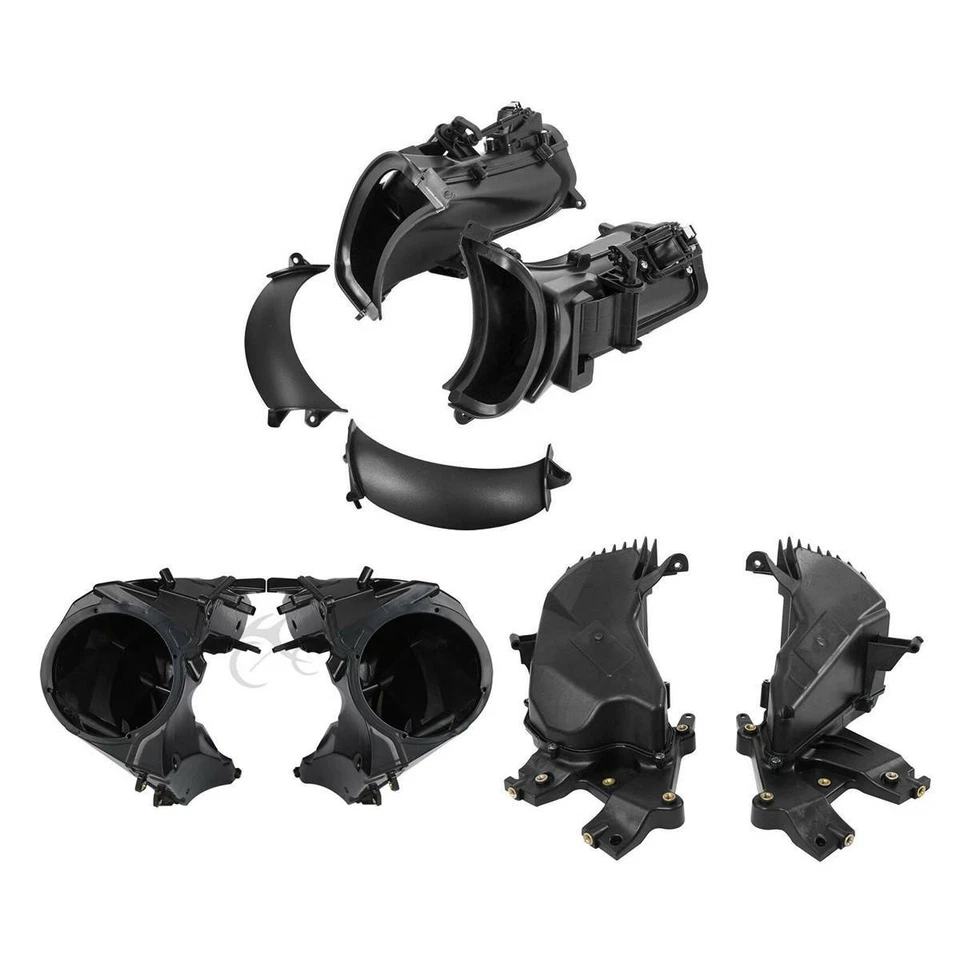 Altavoz interior carenado almacenamiento guantera conducto de aire para Harley Road Glide FLTR 15+ Foto 2 de 4