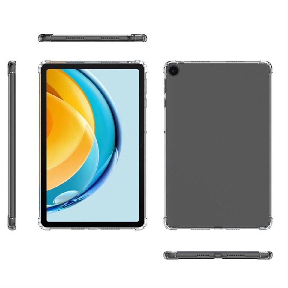 Tablet Case [Select Model] - Soft TPU Case Silicone Cover Clear Back Skin A01TM - Image 3 of 4