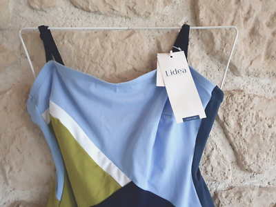 Maillot De Bain Une Pièce Bleu Taille 40C - Lidea N°8925 - Neuf Avec étiquettes