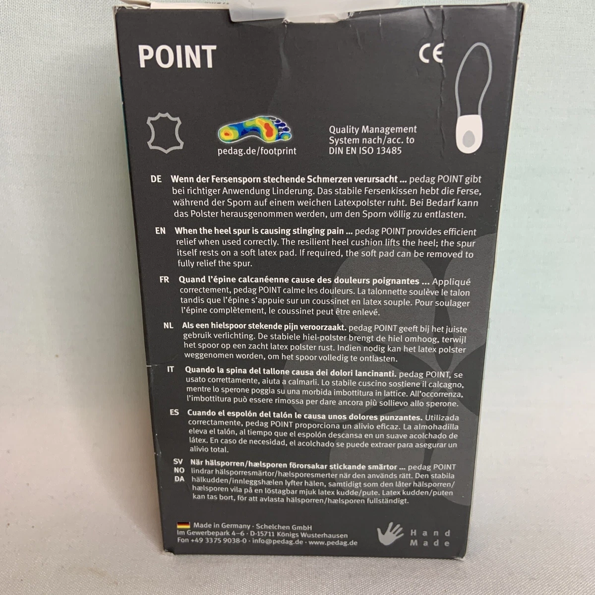 Pedag point heel spur inserts discount