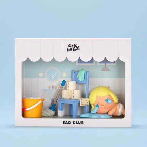 Genuino Crybaby Sad Club Serie Juegos de Escena Caja Ciega Caja Completa de 8 Confirmados - Imagen 7 de 12