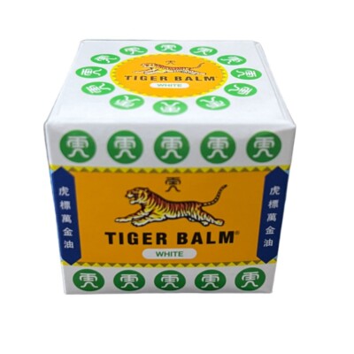 19g Tiger Balm Brand Tiger Balsam Weiß lindert Verspannungen an Stirn & Schläfen