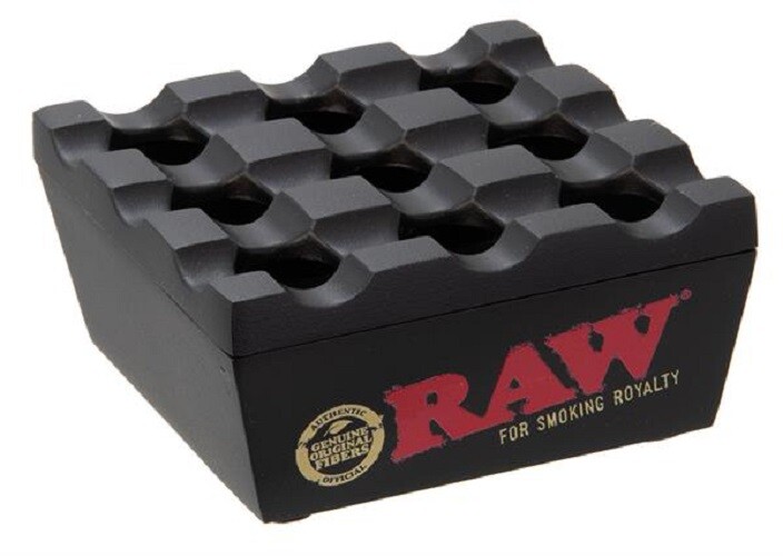 RAW® edler Metallaschenbecher Windaschenbecher black Ashtray Ascher Aschenbecher