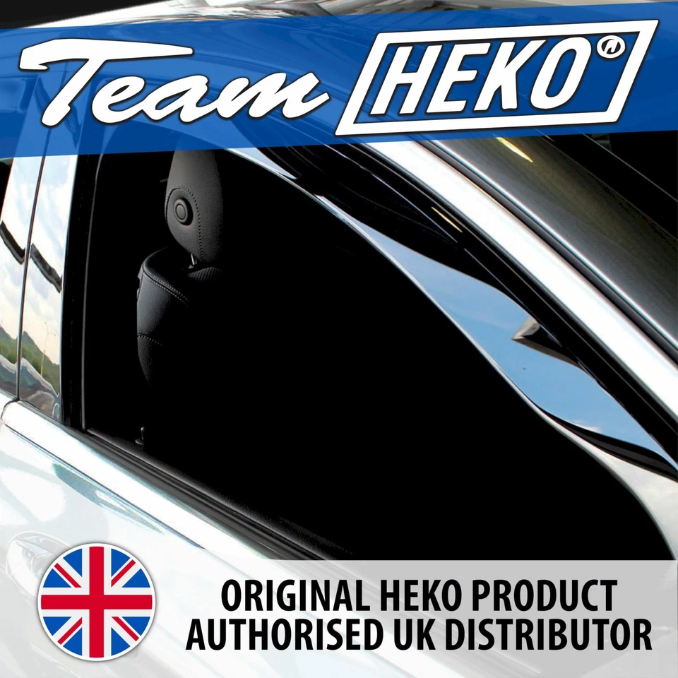 Deflectores de viento para Mini Clubman F54 2015-up juego de 4 puertas tintado Heko - Imagen 3 de 4
