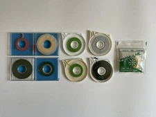 Vintage Lot of 9 Chartpak Formaline Letraline Charting And Graphic Tape Vintage