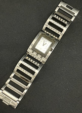 VINTAGE SWATCH WATCH IRONY WOMENS SQUARE AG 2005 SWISS MADE SUBM103