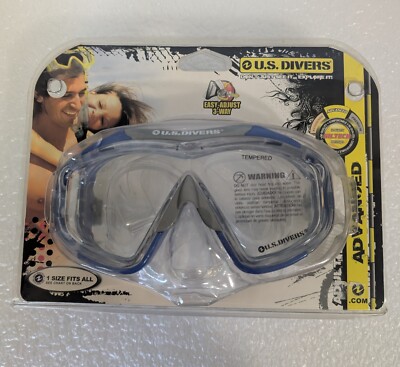 U.S Divers Advanced Snorkel Mask By Aqua Lung Avalon DX Tempered Glass