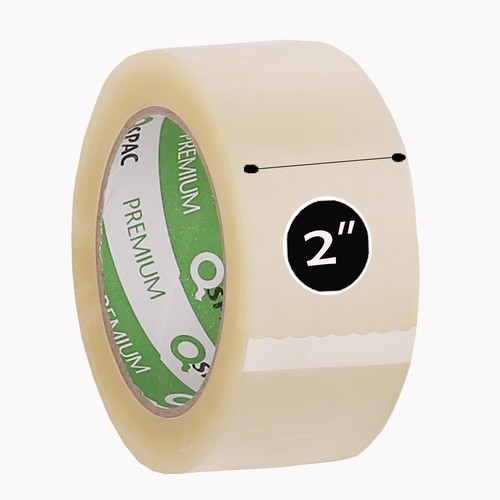 36 Rolls Carton Sealing Clear Tape - 1.8 Mil 2" x 110 Yards - Picture 2 of 2