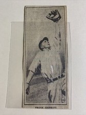Frankie Crosetti New York Yankees 1938 Sporting News Baseball Panel