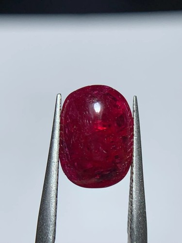 Pan de azúcar natural de 3,7 quilates rubí afgano - un tesoro raro y elegante - Imagen 6 de 8
