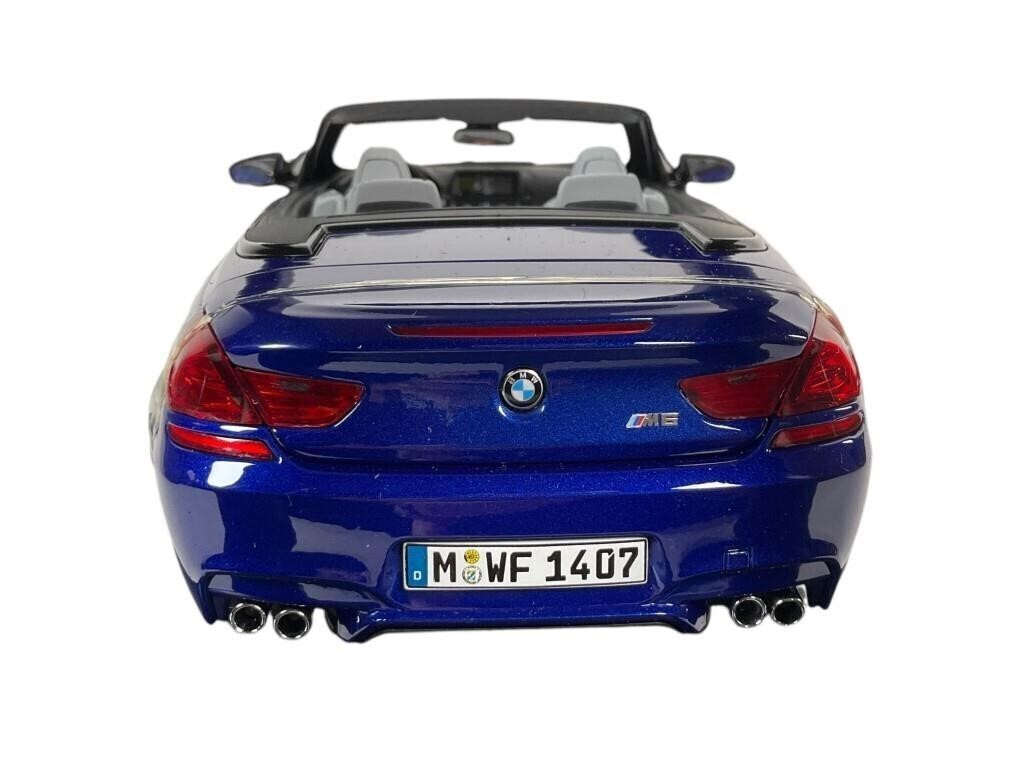 BMW M6 Convertible ミニカー Kyosho 1:18 Boxed BMW M6 Convertible Dealer Model Blue - NEW