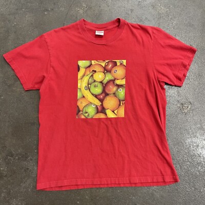 Supreme Fruit Red SS19 Tee T-Shirt Men's Size MEDIUM Made in USA
