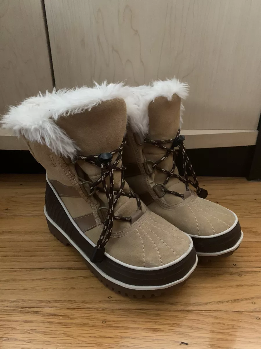 SOREL Youth Size 1 Tivoli II Boot Curry Elk NY2417 373 RACK1 58