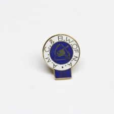 A.M.C. & B.W. of N.A. 35 Years Pin Lapel Enamel Amalgamated Meat Cutters