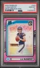 2024 Panini Donruss JJ McCarthy Optic Preview Pink RATED ROOKIE PSA 10 GEM MINT