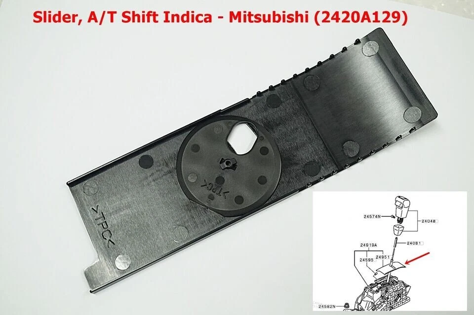 Genuine Slider A/T Shift Indica For 2008-2015 Mitsubishi Triton Pajero 2420A129 Foto 4 de 4