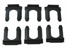 Chevy Gm Drum Disc Rubber Brake Line Flex Hose Retainer Clips - 6 Pcs Uclip