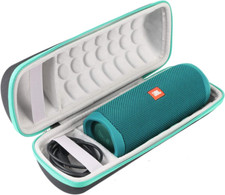 Hard Travel Case for Flip 5/6/7 Bluetooth Speaker Teal Shockproof