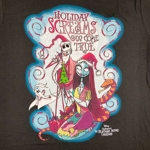 Tim Burton's The Nightmare Before Christmas Holiday Screams T-Shirt, Unisex M - Picture 2 of 5