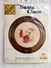 Santa Claus Counted Cross Stitch Needlepoint Kit