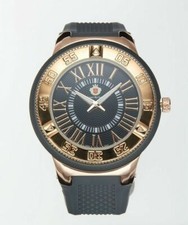 NEW Louis Richard 9847-RG Men's Bullock Watch Rose Gold Stainless Steel Case