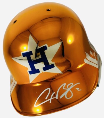 Alex Bregman Signed FS Houston Astros Chrome Skyline Batting