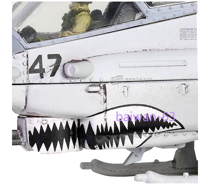 Built Finished Forces of Valor FOV USMC Bell AH-1Z 'Viper' Helicopter Model 1/72 - Image 3 of 4