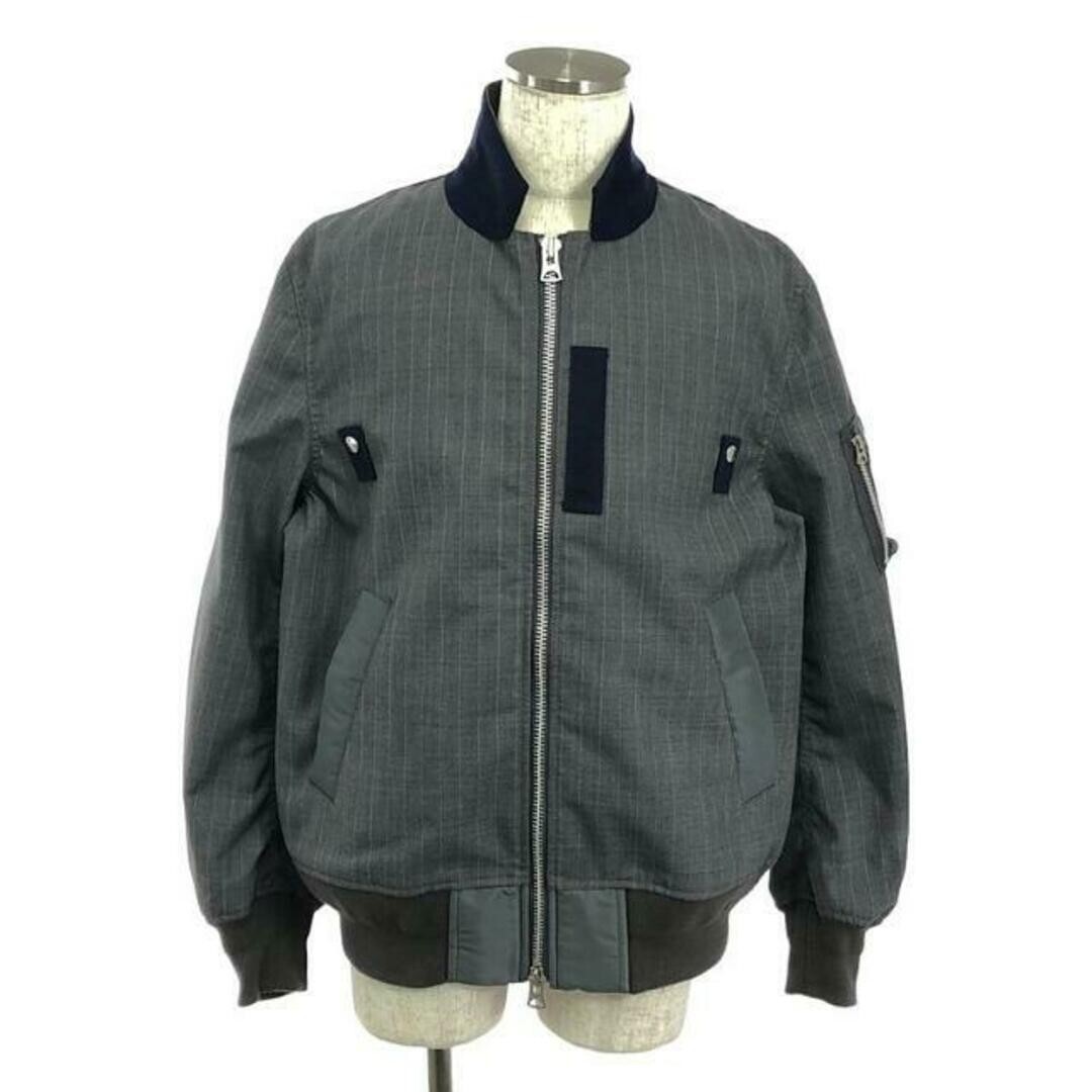Sacai Sakai 2024SS Chalk Stripe Blouson Jacket Full Lining 2