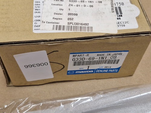 Cubierta de espejo retrovisor derecho Mazda6 GH negra G33D-69-1N1 08 genuina NUEVA OEM - Imagen 4 de 10