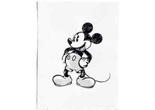 Joshua Vides Mickey Hand Embellished Print 10/100 Signed IN HAND