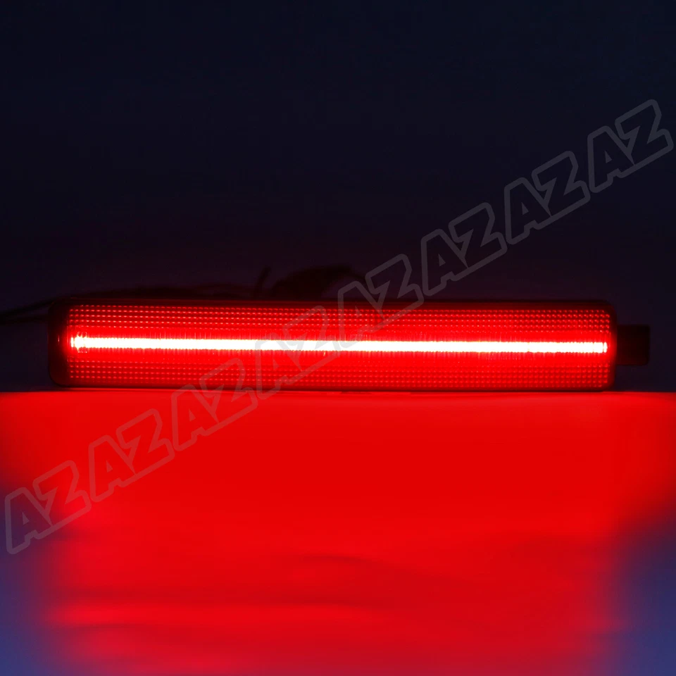2X Red Bumper LED Reflector Light Smoked For Chevrolet Equinox Trailblazer SS Foto 2 de 4