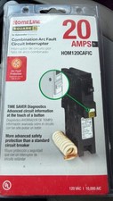 Square D HOM120CAFIC 20Amp Combination Breaker Arc Fault