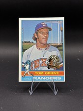 2025 Topps Heritage High Number Tom Grieve 1976 Original Buyback Stamp Rangers