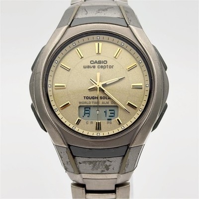 CASIO Wave Ceptor WVA-420TJ Analog Digital Solaruhr 42mm B Rang