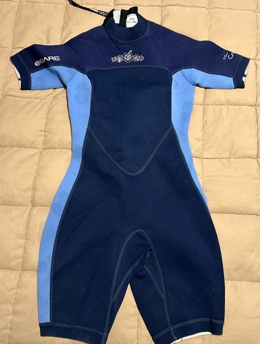 Bare Crush 2.2 Black & Blue Wetsuit Power Stretch Sz 10 EUC - Picture 1 of 4