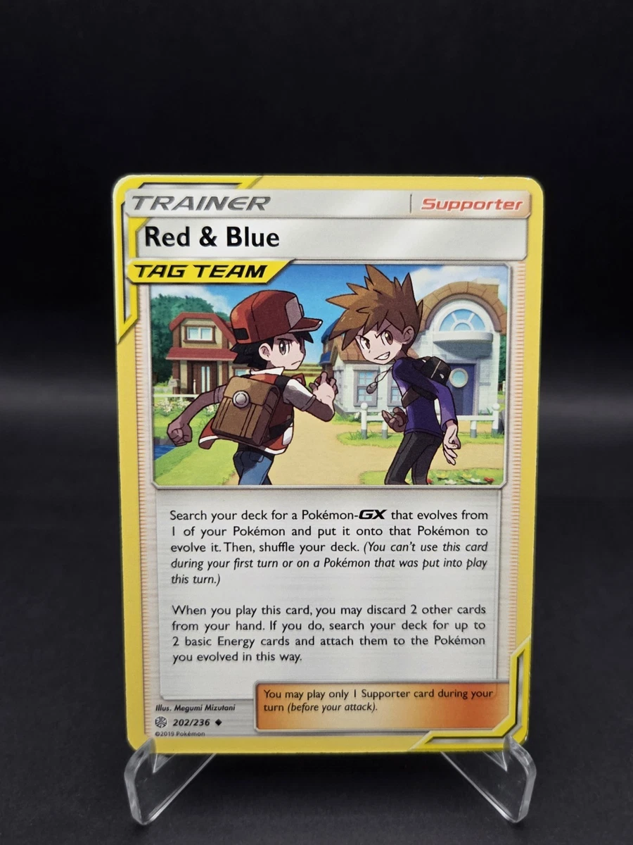 Red & Blue Pokémon TCG Cards for sale | eBay