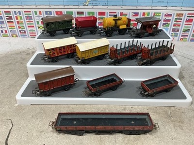 H0 Marklin  freight cars Prewar Era lot of  12  freight Cars