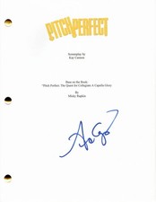 ANNA CAMP SIGNED AUTOGRAPH - PITCH PERFECT FULL MOVIE SCRIPT - REBEL WILSON