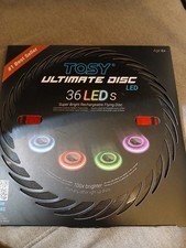Green TOSY Ultimate Flying Disc 36 LEDs Bright Auto Light Up Frisbee Glow