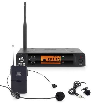 Nady DW-11 LT-HM  Digital Wireless Lapel and Headset Microphone System 