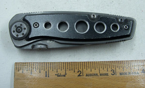 Winchester Parfive Black Carbon Steel Single Blade Locking Knife