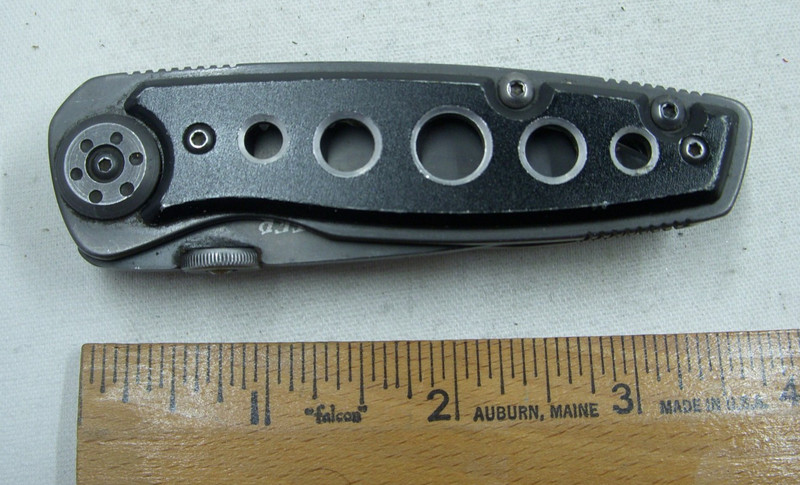 Winchester Parfive Black Carbon Steel Single Blade Locking Knife