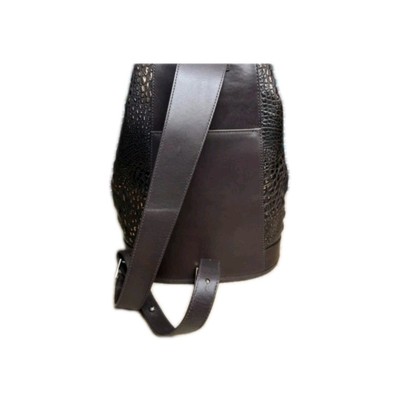 NWT Brahmin Maddie Cocoa Folly sling backpack Fallon | Chocolate Melbourne | BRAHMIN main image 4