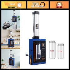 Heavy Duty Wall Mounted Can Crusher - Automatic Discharge for 12oz  16oz Cans