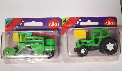 Siku 1024 Deutz Fahr M36.10 Combine & 0843 Deutz Fahr DX6.31 Turbo Tractor MIP