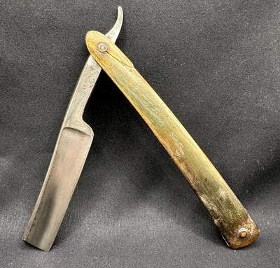 Antique John Barber Masonic Straight Razor.