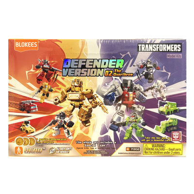 Blokees Transformers Defender Version 02 The Overthrow Action