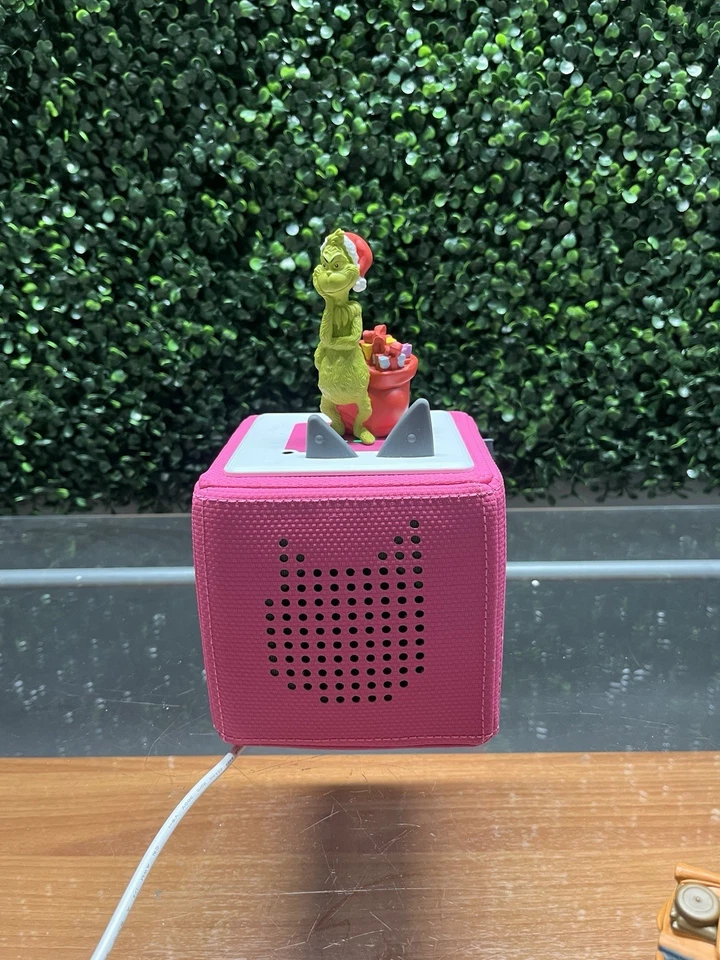 Tonies Disney Rosa Toniebox Paquete con Grinch Usado en Excelente Condición Foto 2 de 2