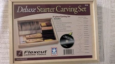 FLEXCUT SK108 DELUXE STARTER CARVING SET 21 PIECES NEW Free Shipping